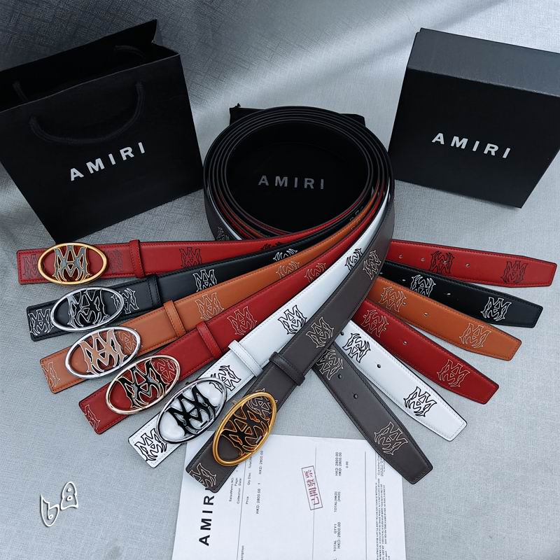 Amiri belt 38mmX90-125cm lb105